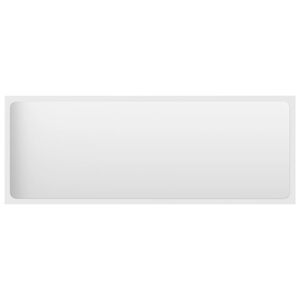 vidaXL Bathroom Mirror White 100x1,5x37 cm Engineered Wood