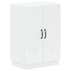 vidaXL Shoe Cabinet HOORN 59.5 x 39.5 x 87 cm Engineered Wood White
