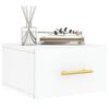 vidaXL Wall-mounted Bedside Cabinet White 35x35x20 cm