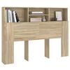 vidaXL Headboard Cabinet Sonoma Oak 140x19x103.5 cm
