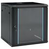 vidaXL Network cabinets with Storage Black 600 x 600 x 640 mm Steel