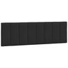 vidaXL Headboard Cushion "Hanko" Black 152 cm Queen Velvet