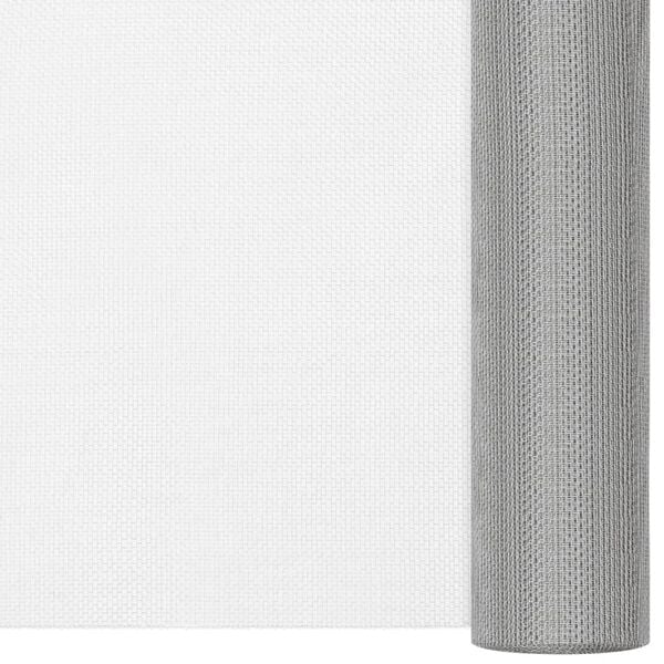 vidaXL Mesh Screen Stainless Steel 80x1000 cm Silver