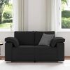vidaXL Sofa Black Overall dimensions: 160 x 80 x 82 cm (W x D x H)