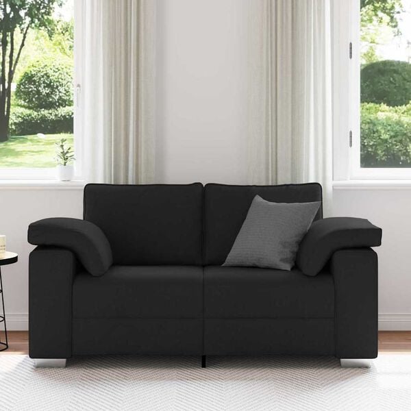vidaXL Sofa Black Overall dimensions: 160 x 80 x 82 cm (W x D x H)