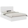vidaXL Storage Bed with Headboard White 150 x 200 cm Engineered Wood