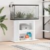 vidaXL Aquarium Stand White 80x35x60 cm Engineered Wood