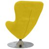 vidaXL Egg Chair Yellow Velvet