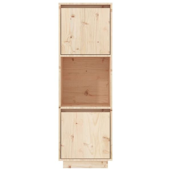vidaXL Highboard 38x35x117 cm Solid Wood Pine