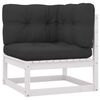 vidaXL 8 Piece Garden Lounge Set with Cushions Solid Pinewood