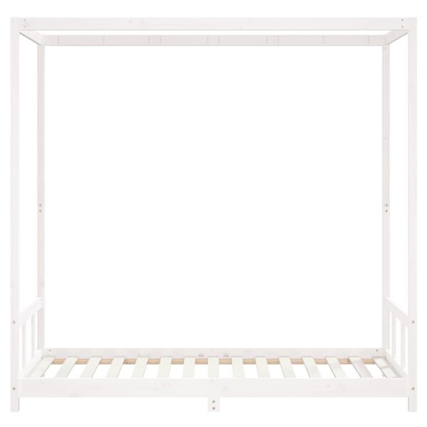 vidaXL Kids Bed Frame White 90x190 cm Solid Wood Pine
