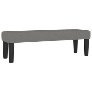 vidaXL Bench Dark Grey 100x30x30 cm Fabric
