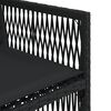 vidaXL Garden Chairs with Cushions 4 pcs Black Poly Rattan