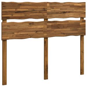 vidaXL Live Edge Headboard ROSTOCK Natural 135 cm Solid Acacia Wood