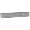 vidaXL Planter Light Grey 320 x 80 x 45 cm Steel