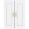 vidaXL Wall Cabinet White 69.5x32.5x90 cm Engineered Wood