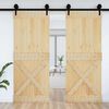 vidaXL Door NARVIK 90x210 cm Solid Wood Pine