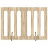 vidaXL Folding Pet Fence 2 pcs Sonoma Oak 100.5 x 38 x 70 cm