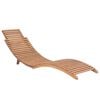 vidaXL Sun Loungers 2 pcs with Cushions Solid Wood Teak