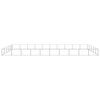 vidaXL Dog Kennel Silver 50 m&sup2; Steel