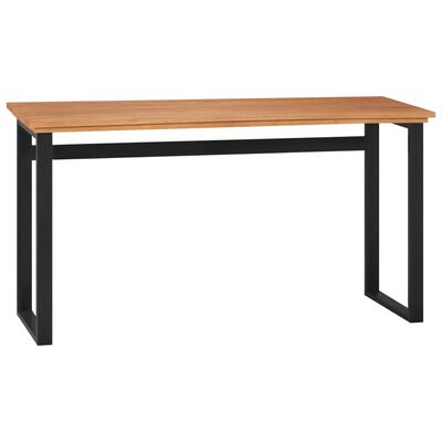 vidaXL Desk 120x45x75 cm Solid Wood Teak