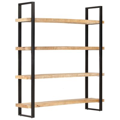 vidaXL 4-Tier Bookcase 160x40x180 cm Rough Mango Wood