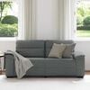 vidaXL 2-Seater Sofa&nbsp;Dark Grey 140 cm Fabric