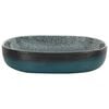 vidaXL Countertop Basin Turquoise Oval 59x40x14 cm Ceramic