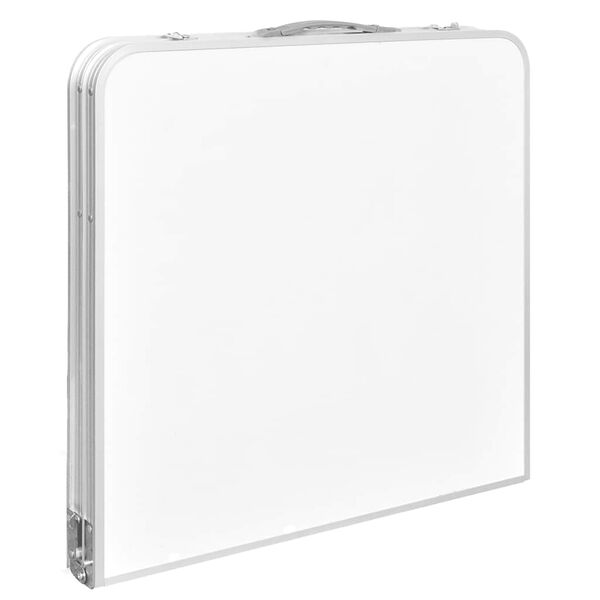 vidaXL Foldable Camping Table Height Adjustable Aluminium 120 x 60 cm