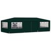 vidaXL Professional Party Tent with Side Walls 4x9 m Green 90 g/m?