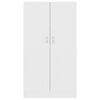 vidaXL Book Cabinet White 82.5x30.5x150 cm Engineered Wood