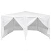 vidaXL Party Tent White 400 x 400 x 266 cm Polyethylene