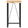 vidaXL Bar Table 60x60x107 cm Rough Mango Wood