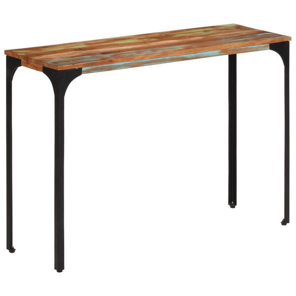 vidaXL Console Table 110x35x76 cm Solid Wood Reclaimed