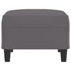 vidaXL Footstool Grey 70x55x41 cm Faux Leather