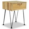 vidaXL Bedside Cabinets 2 pcs 40x30x50 cm Solid Teak