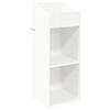 vidaXL Record Cabinet White 36 x 36 x 95.5 cm Engineered Wood