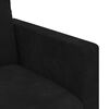 vidaXL Sofa Black 138 x 78 x 80 cm Velvet
