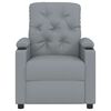 vidaXL Recliner Chair Light Grey Fabric