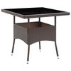 vidaXL Dining Table | Brown and Black