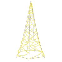 vidaXL Christmas Tree on Flagpole Warm White 200 LEDs 180 cm