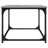 vidaXL Coffee Table Grey Sonoma 102x50x40 cm Engineered Wood and Iron