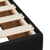 vidaXL Box Spring Bed with Mattress Black King Single Velvet