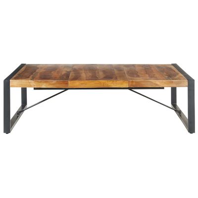 vidaXL Coffee Table 140x140x40 cm Solid Wood with Sheesham Finish