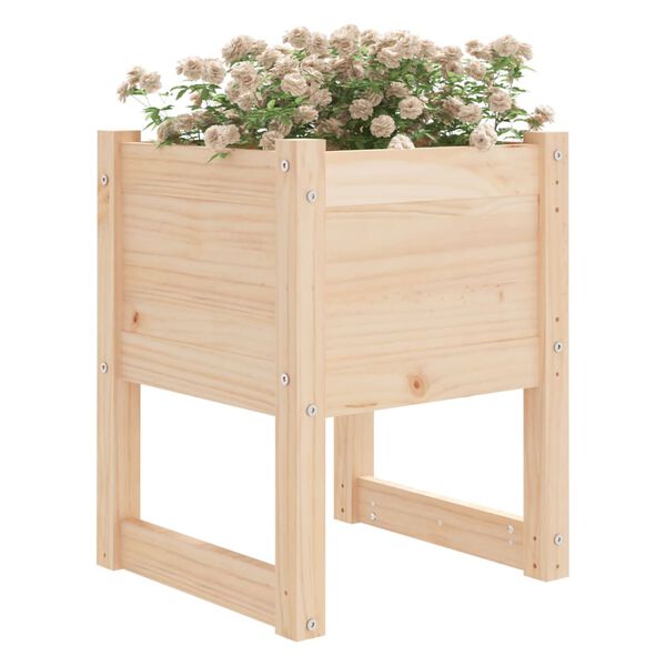 vidaXL Planter 40x40x52.5 cm Solid Wood Pine