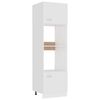 vidaXL Microwave Cabinet | White | Engineered wood | Standard