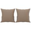 vidaXL 4 Piece Sofa Set with Pillows Cappuccino Faux Leather