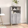 vidaXL Highboard Grey Sonoma 60x36x110 cm Engineered Wood