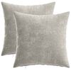 vidaXL Cushion Cover 2 pcs HEERLEN Light Grey 40 x 40 cm