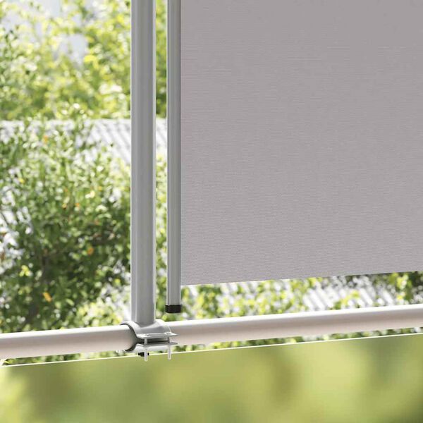 vidaXL Patio Retractable Side Awning 160 x 300 cm Grey